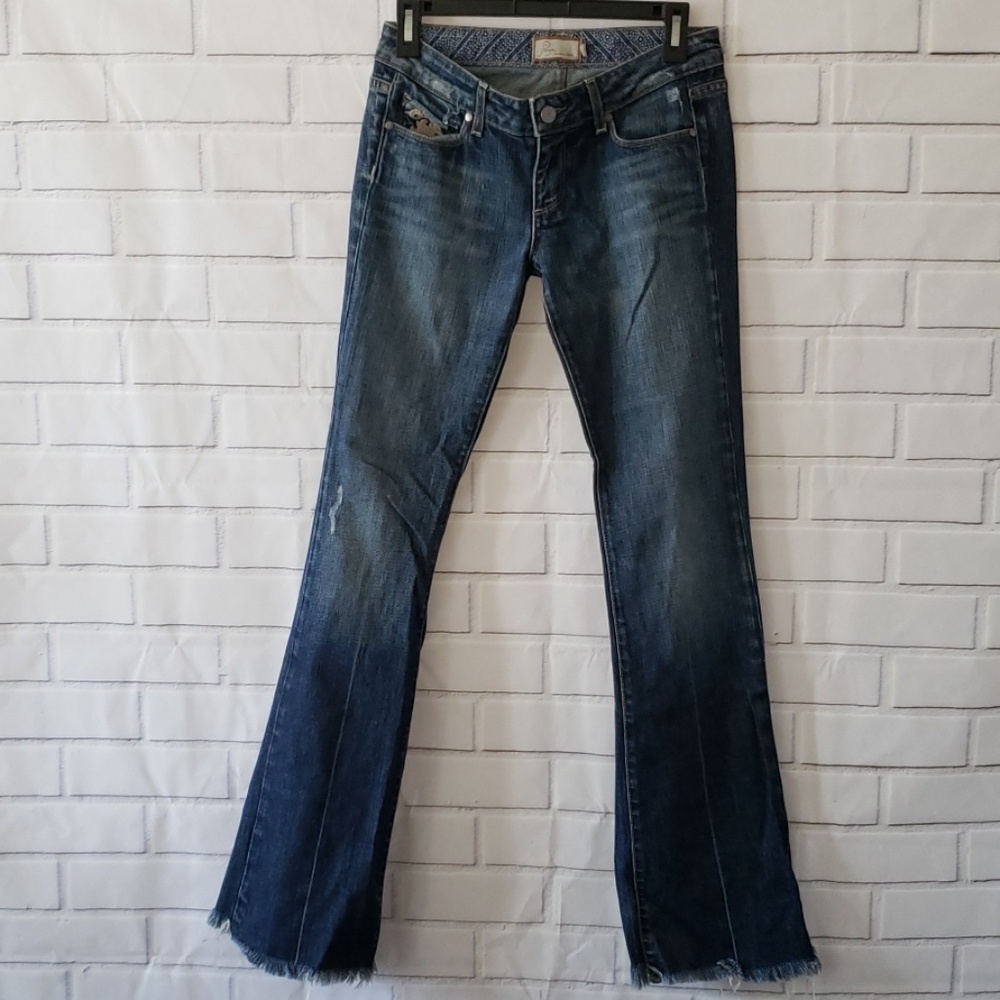 Paige flare blue jeans size 27